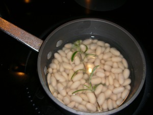 cannelini beans with rosemary